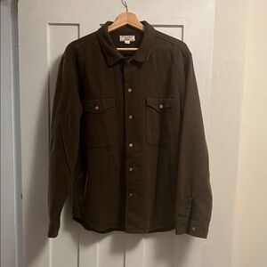 Wallace and Barnes Men's Classic Brown Shirt